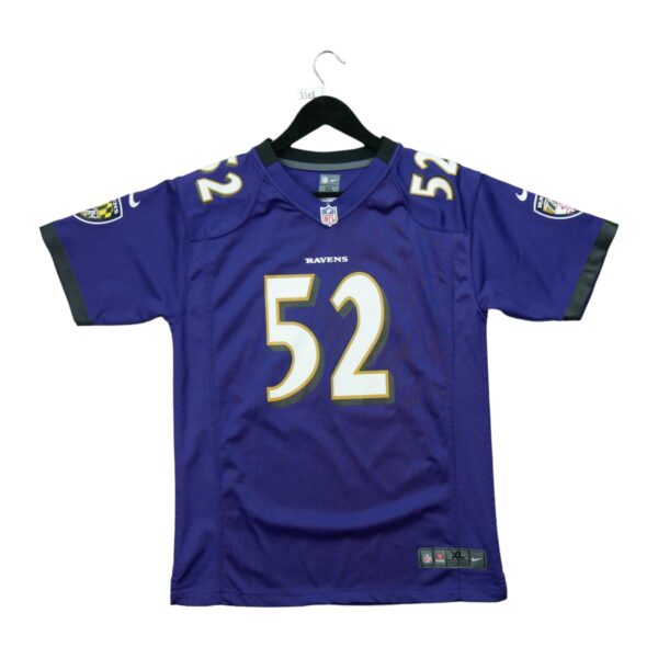 Maillot manches courtes enfant violet Nike Equipe Baltimore Ravens QWE3208