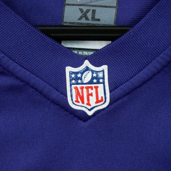 Maillot manches courtes enfant violet Nike Equipe Baltimore Ravens QWE3208