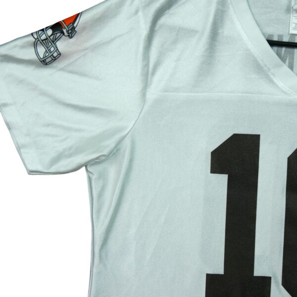 Maillot manches courtes femme blanc NFL Team Apparel Equipe Cleveland Browns QWE1151