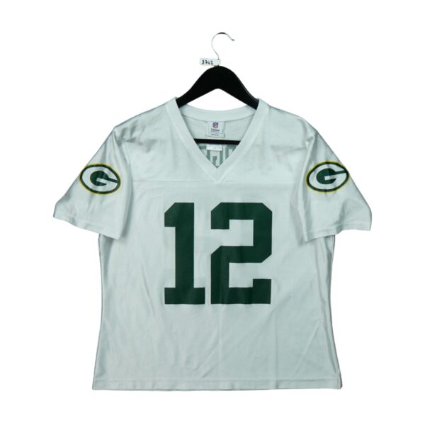 Maillot manches courtes femme blanc NFL Team Apparel Equipe Green Bay Packers QWE3742