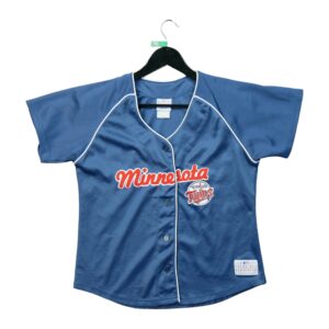 Maillot manches courtes femme marine MLB Equipe Twins du Minnesota QWE0156