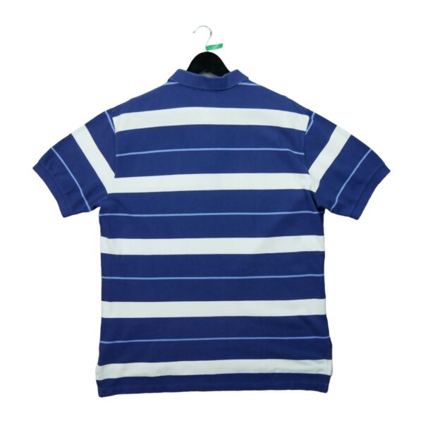 Polo manches courtes homme marine Polo Ralph Lauren Motif a rayures Col Rond QWE0450