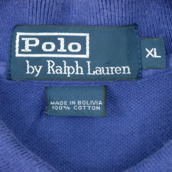 Polo manches courtes homme marine Polo Ralph Lauren Motif a rayures Col Rond QWE0450