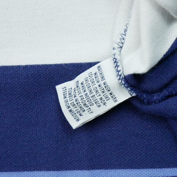 Polo manches courtes homme marine Polo Ralph Lauren Motif a rayures Col Rond QWE0450