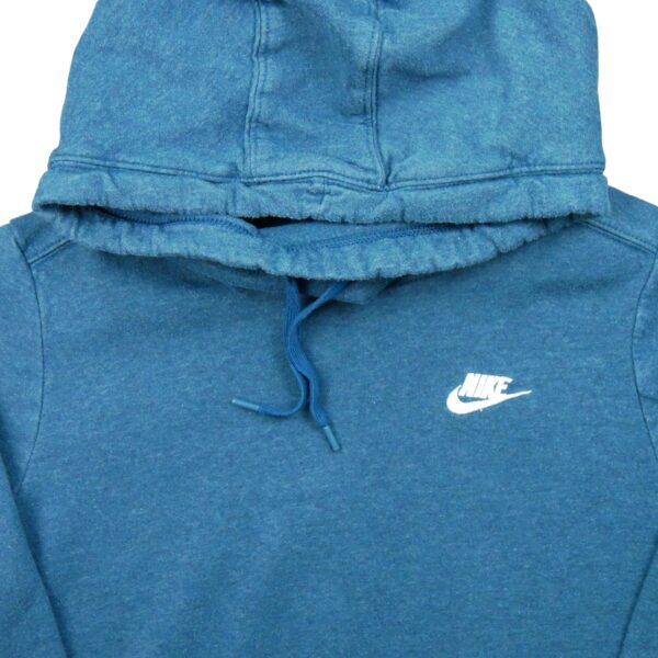 Sweat a capuche femme manches longues bleu Nike Motif chine Col Montant QWE0403