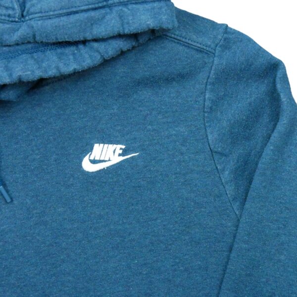 Sweat a capuche femme manches longues bleu Nike Motif chine Col Montant QWE0403