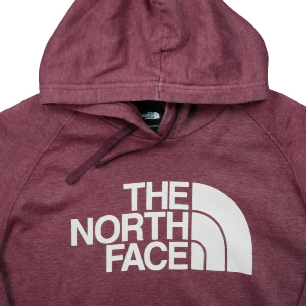 Sweat a capuche femme manches longues bordeaux The North Face Motif imprime Col Rond QWE0161