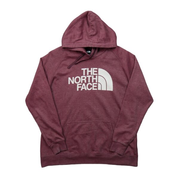 Sweat a capuche femme manches longues bordeaux The North Face Motif imprime Col Rond QWE0161