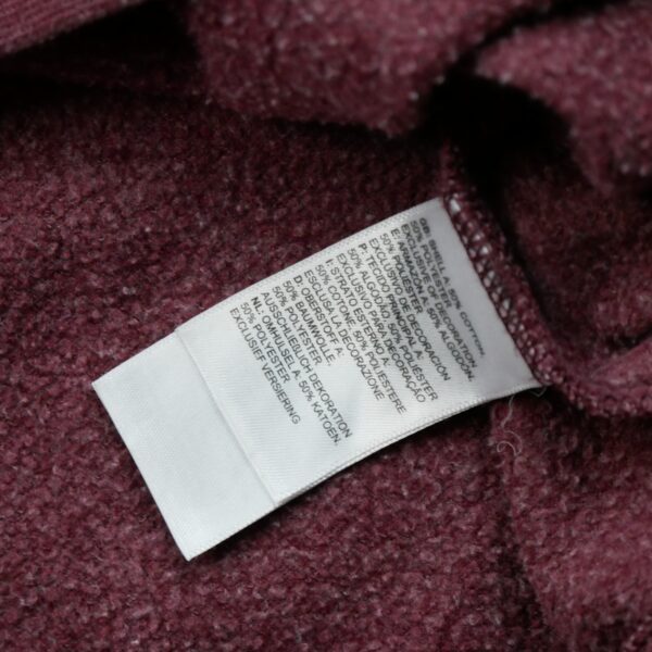 Sweat a capuche femme manches longues bordeaux The North Face Motif imprime Col Rond QWE0161
