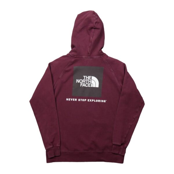 Sweat a capuche femme manches longues bordeaux The North Face Motif imprime Col Rond QWE0303