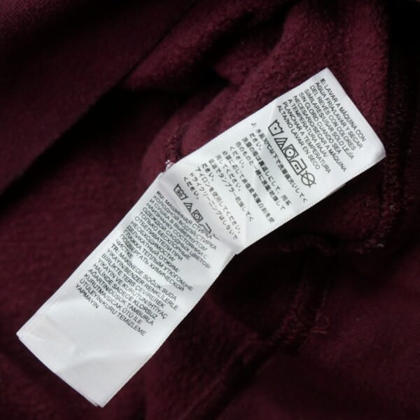 Sweat a capuche femme manches longues bordeaux The North Face Motif imprime Col Rond QWE0303