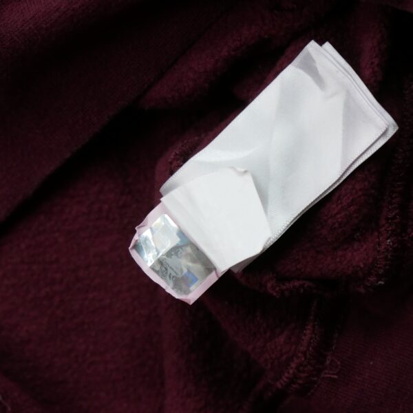 Sweat a capuche femme manches longues bordeaux The North Face Motif imprime Col Rond QWE0303