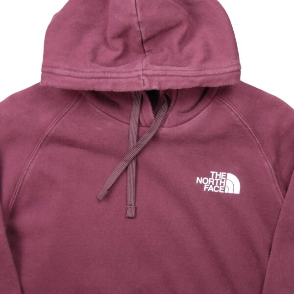 Sweat a capuche femme manches longues bordeaux The North Face Motif imprime Col Rond QWE0303