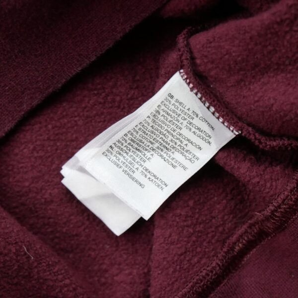 Sweat a capuche femme manches longues bordeaux The North Face Motif imprime Col Rond QWE0303