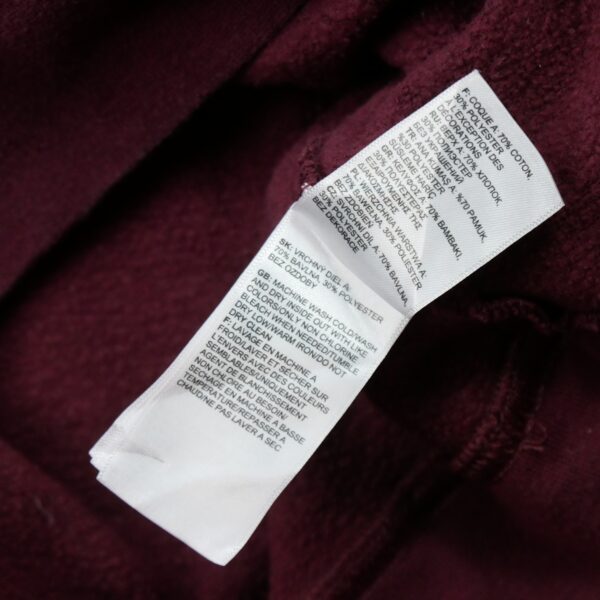 Sweat a capuche femme manches longues bordeaux The North Face Motif imprime Col Rond QWE0303