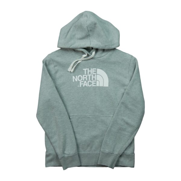 Sweat a capuche femme manches longues gris The North Face Motif imprime Col Rond QWE0273