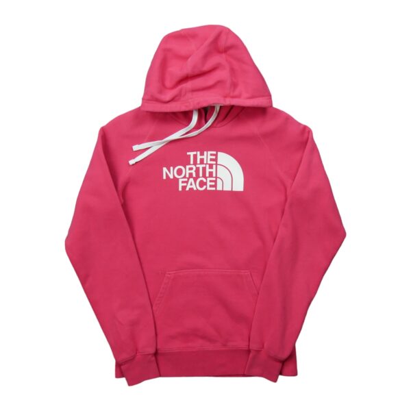 Sweat a capuche femme manches longues rose The North Face Motif imprime Col Rond QWE3794