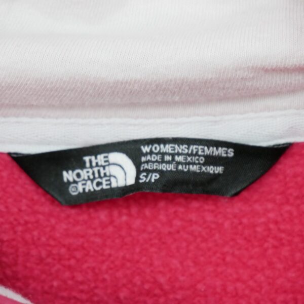 Sweat a capuche femme manches longues rose The North Face Motif imprime Col Rond QWE3794