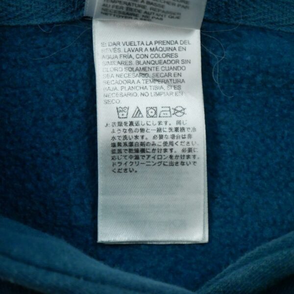 Sweat a capuche femme manches longues turquoise The North Face Motif imprime Col Rond QWE1531