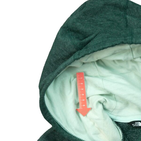 Sweat a capuche femme manches longues vert The North Face Motif imprime Col Rond QWE1501