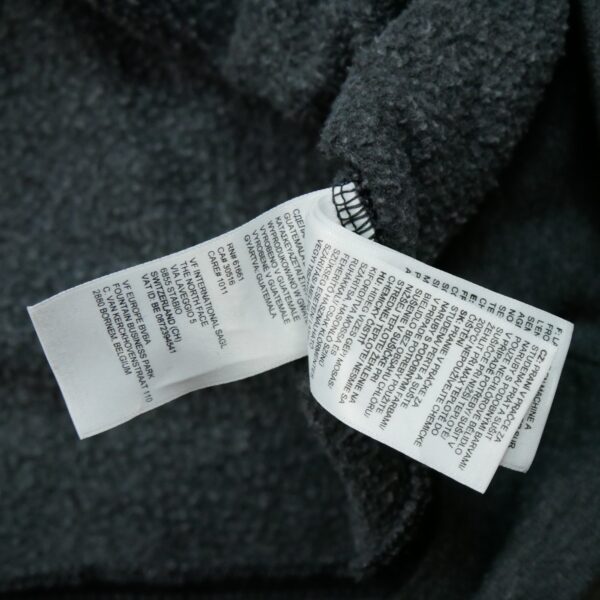 Sweat a capuche homme manches longues gris The North Face Motif imprime Col Rond QWE3645