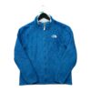 Veste polaires femme manches longues turquoise The North Face Col Montant QWE0197