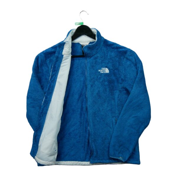 Veste polaires femme manches longues turquoise The North Face Col Montant QWE0197