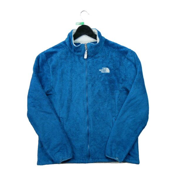 Veste polaires femme manches longues turquoise The North Face Col Montant QWE0197