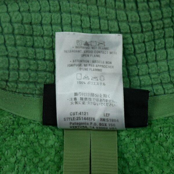 Veste polaires femme manches longues vert Patagonia Col Montant QWE2027