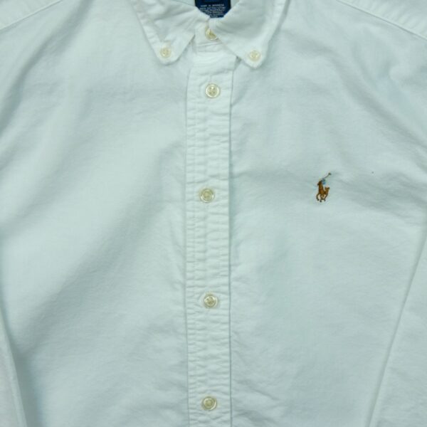 Chemise classiques femme manches longues blanc Polo Ralph Lauren QWE1146