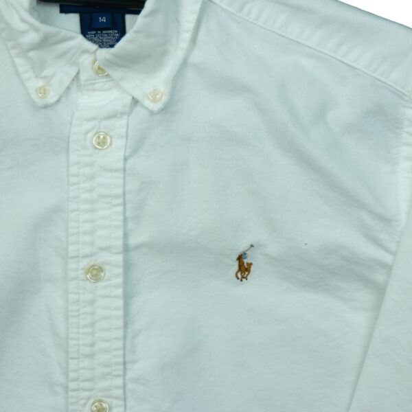 Chemise classiques femme manches longues blanc Polo Ralph Lauren QWE1146