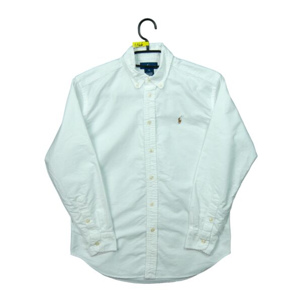 Chemise classiques femme manches longues blanc Polo Ralph Lauren QWE1146