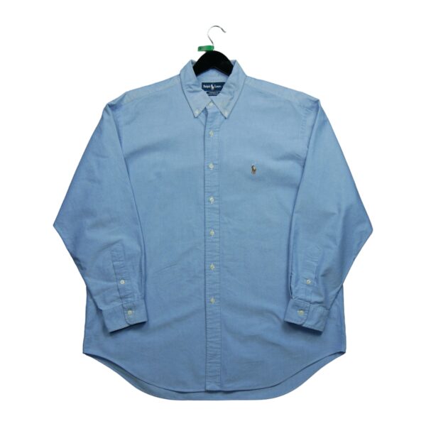Chemise classiques homme manches longues bleu clair Polo Ralph Lauren QWE0191