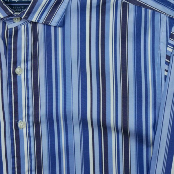Chemise classiques homme manches longues bleu Polo Ralph Lauren Motif a rayures QWE1207