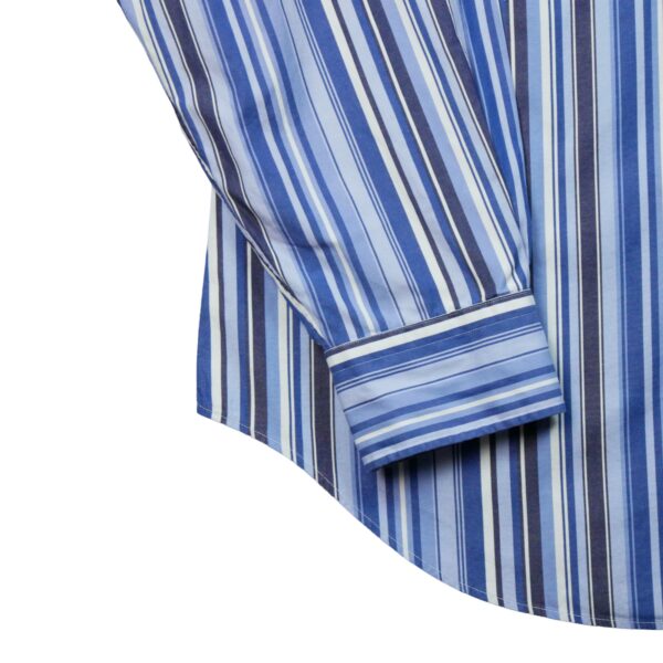 Chemise classiques homme manches longues bleu Polo Ralph Lauren Motif a rayures QWE1207