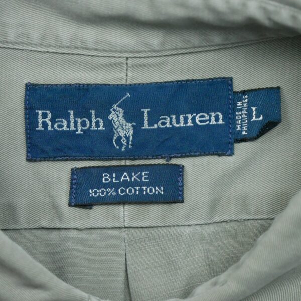 Chemise classiques homme manches longues kaki Polo Ralph Lauren QWE0219