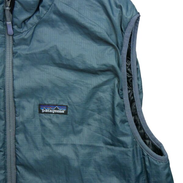 Doudoune homme sans manches gris Patagonia Col Montant QWE2066