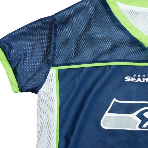 Maillot manches courtes enfant marine NFL Team Apparel Equipe Seattle Seahawks QWE1571