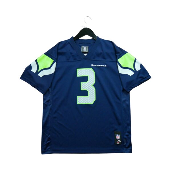 Maillot manches courtes enfant marine NFL Team Apparel Equipe Seattle Seahawks QWE3854