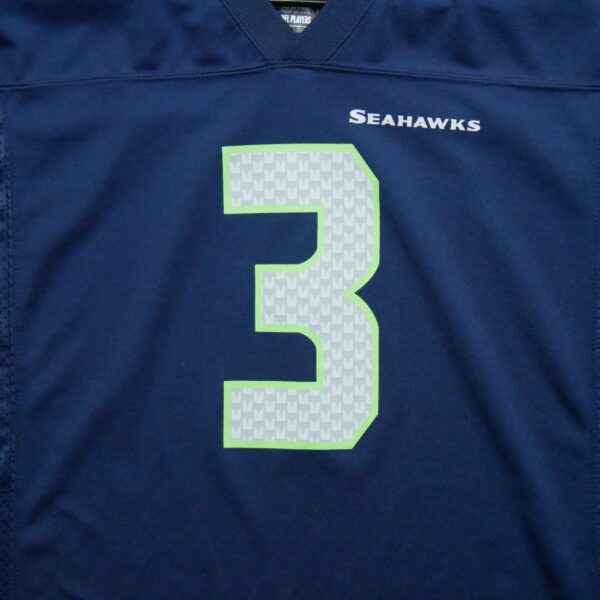 Maillot manches courtes enfant marine NFL Team Apparel Equipe Seattle Seahawks QWE3854