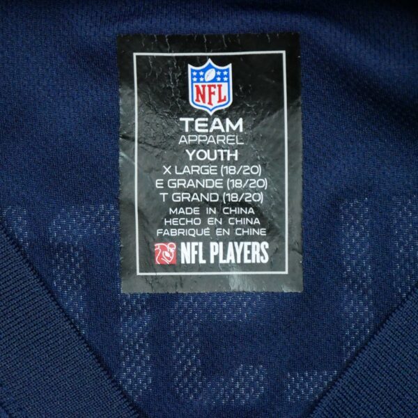 Maillot manches courtes enfant marine NFL Team Apparel Equipe Seattle Seahawks QWE3854