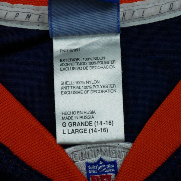 Maillot manches courtes enfant marine Reebok Equipe Denver Broncos QWE1559