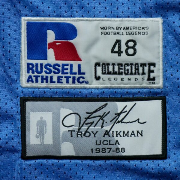 Maillot manches courtes homme bleu Russell Athletic Equipe UCLA QWE1572