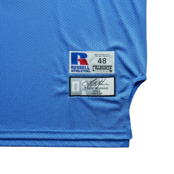 Maillot manches courtes homme bleu Russell Athletic Equipe UCLA QWE1572