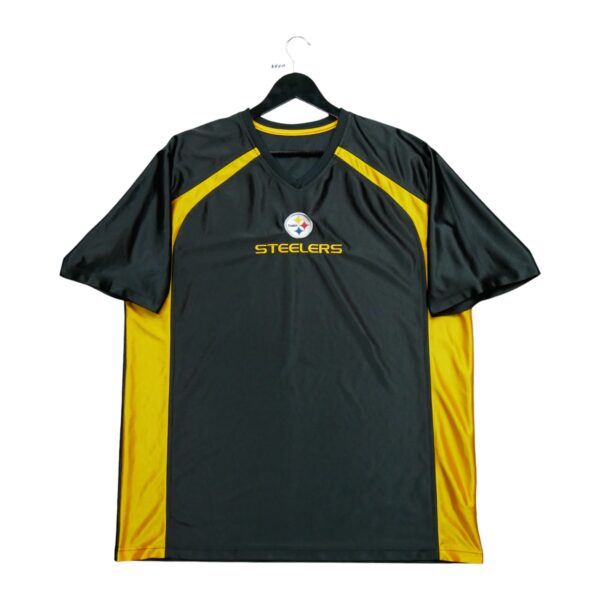 Maillot manches courtes homme noir NFL Team Apparel Equipe Pittsburgh Steelers QWE3710