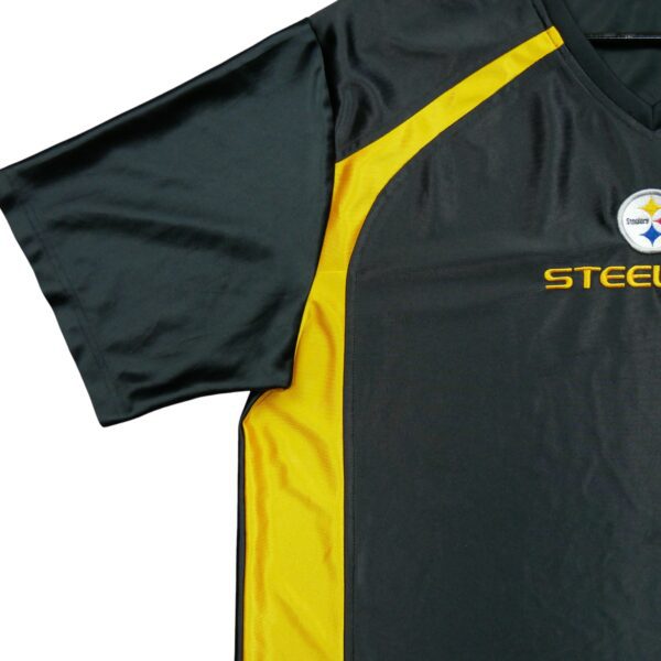 Maillot manches courtes homme noir NFL Team Apparel Equipe Pittsburgh Steelers QWE3710