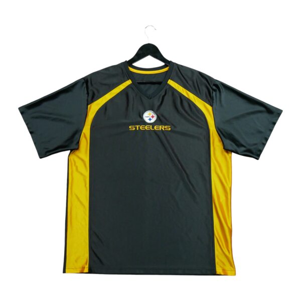 Maillot manches courtes homme noir NFL Team Apparel Equipe Pittsburgh Steelers QWE3710