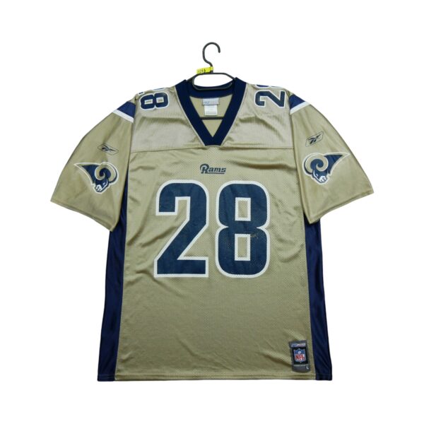 Maillot manches courtes homme or Reebok Equipe Los Angeles Rams QWE1253
