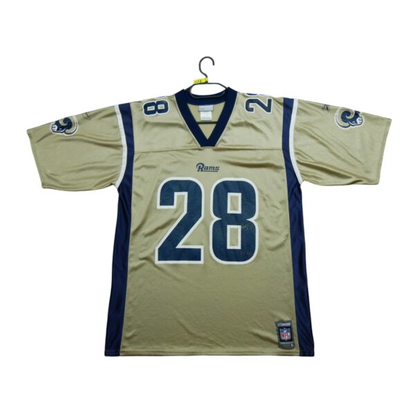 Maillot manches courtes homme or Reebok Equipe Los Angeles Rams QWE1253