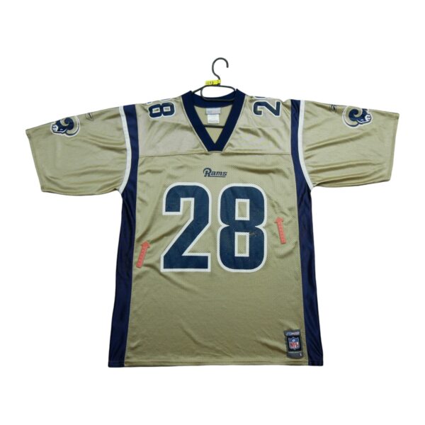 Maillot manches courtes homme or Reebok Equipe Los Angeles Rams QWE1253
